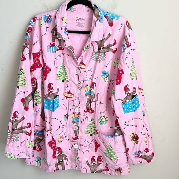 Nick & Nora Novelty Pajama Top XXL - Picture 1 of 5